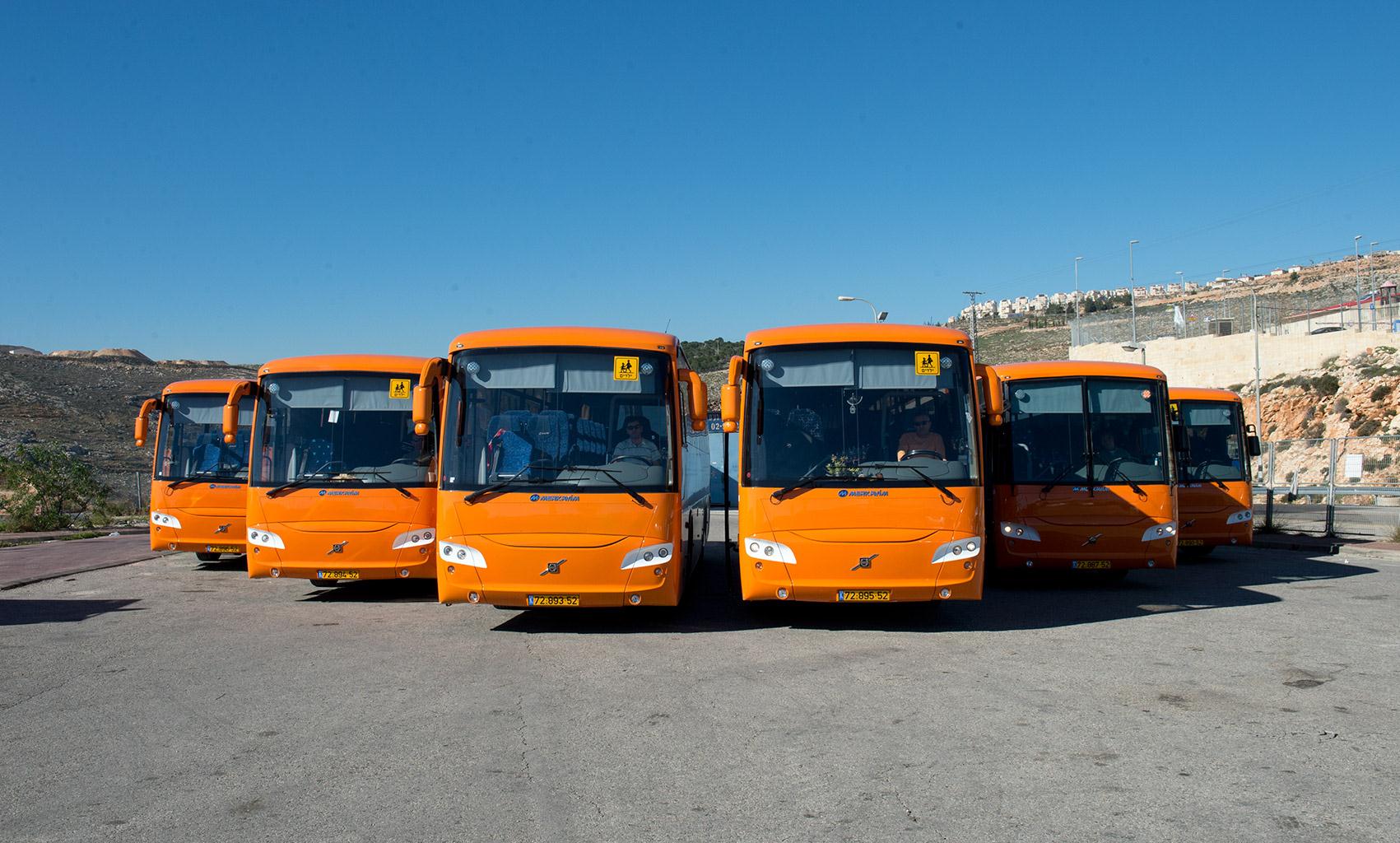 good האוטובוסים החדשים שעוצבו לחברה לפיתוח מטה בנימין